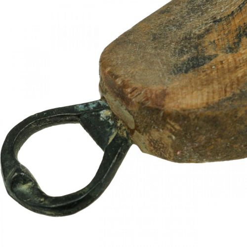 Floristik24 Decorazione vintage, scarpa con apribottiglie, decorazione forma scarpa L15–23 cm