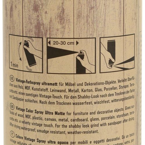 Floristik24 Spray colore cappuccino vintage 400ml