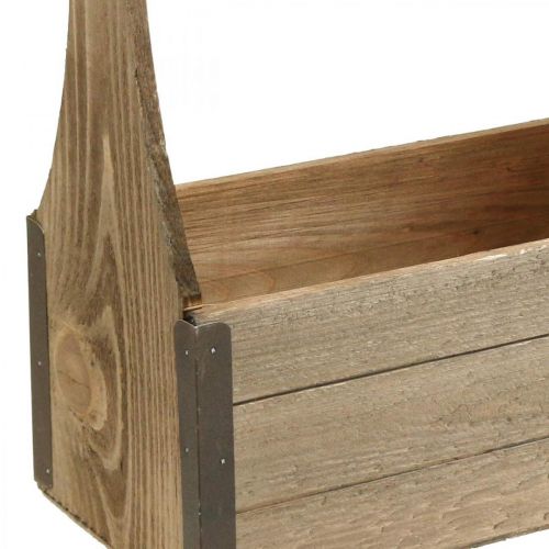 Cassetta di legno vintage per piantare cassetta degli attrezzi cassetta delle piante 28×14×31 cm