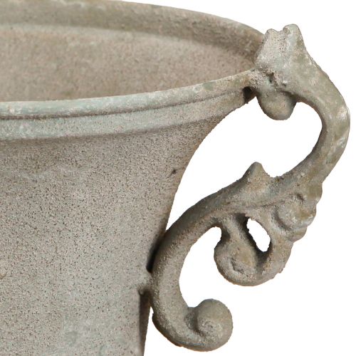 Prodotto Trofeo vintage in metallo grigio con manico H22,5 cm