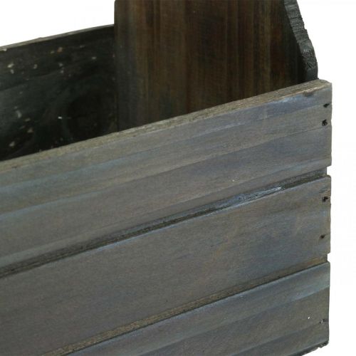 Floristik24 Fioriera vintage in legno marrone 28×14×31 cm