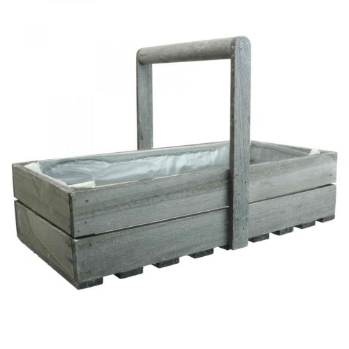 Fioriera vintage fioriera scatola in legno 40×20×10cm