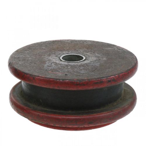 Floristik24 Rullo inverso Deco, candeliere, decorazione da tavola, design industriale, look vintage Ø12cm