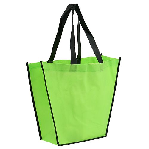 Floristik24 Borsa in pile verde 38cm x 32cm 1p