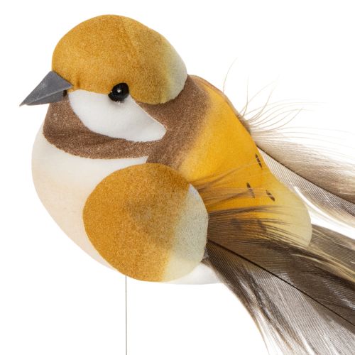 Prodotto Decorazioni a forma di uccelli per decorare la tavola delle feste. Paletti versatili per uccelli, 10 cm, 12 pezzi.