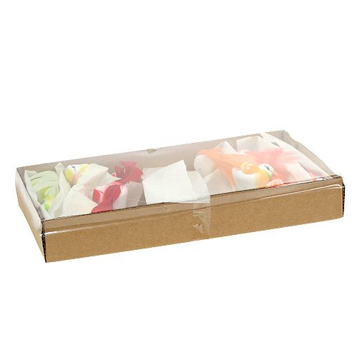 Floristik24 Uccello 8cm colori assortiti. 12st