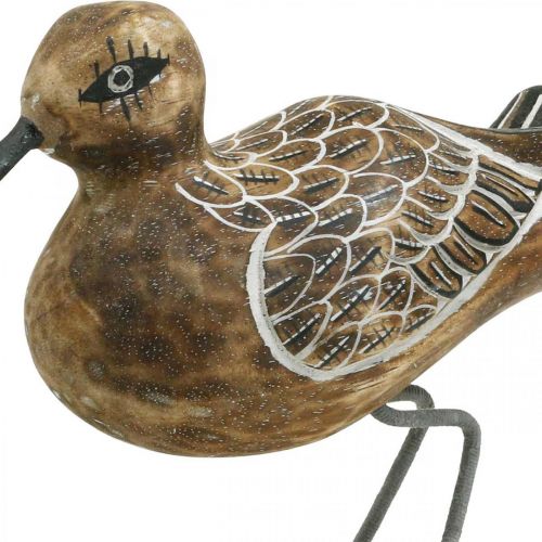 Floristik24 Scultura Uccelli in Legno Arredo Bagno Uccelli Acquatici H22cm