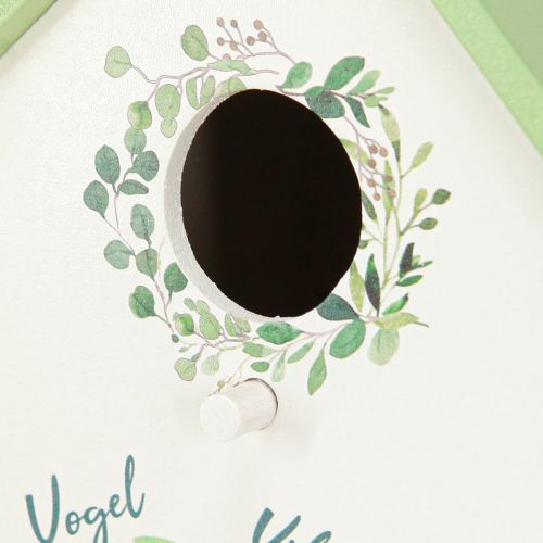 Prodotto Casetta per uccelli per stanze eleganti con design floreale e tocco nostalgico 21 cm