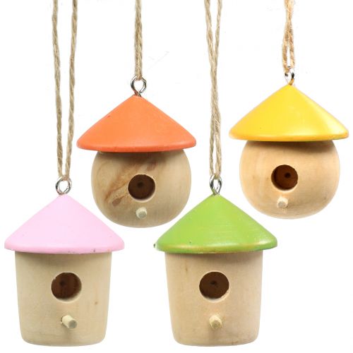 Floristik24 Appendiabiti deco bird house 5cm 8 pezzi