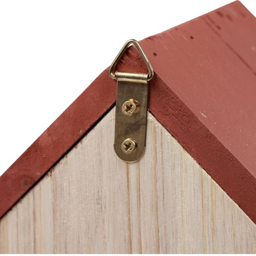 Floristik24 Nido per casetta per uccelli in legno marrone naturale/beige 23 cm 1 pezzo