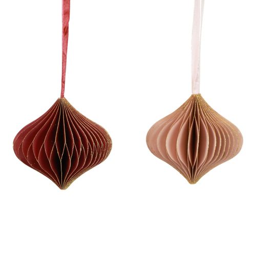 Prodotto Palline a nido d&#39;ape Palline a nido d&#39;ape cipolla rosa vino rosso Ø8cm 4 pz