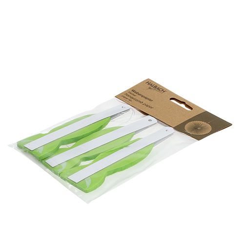 Floristik24 Fiore di carta a nido d'ape verde Ø20cm 3 pezzi