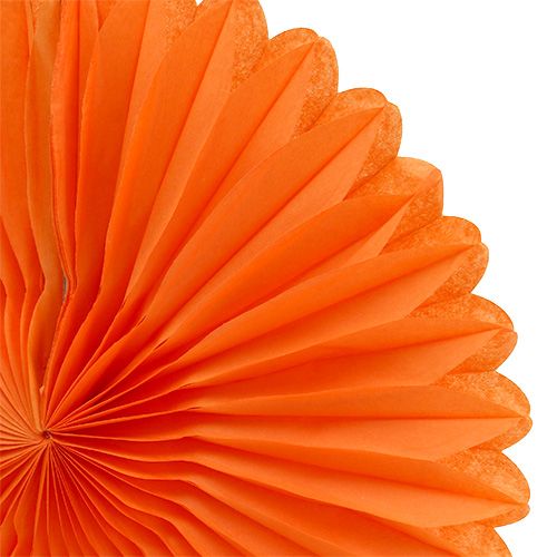 Floristik24 Fiore di carta a nido d&#39;ape arancione Ø20cm 3 pezzi