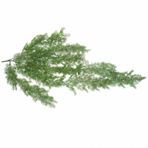 Floristik24 Ramo di ginepro Deco con coni verdi 110cm