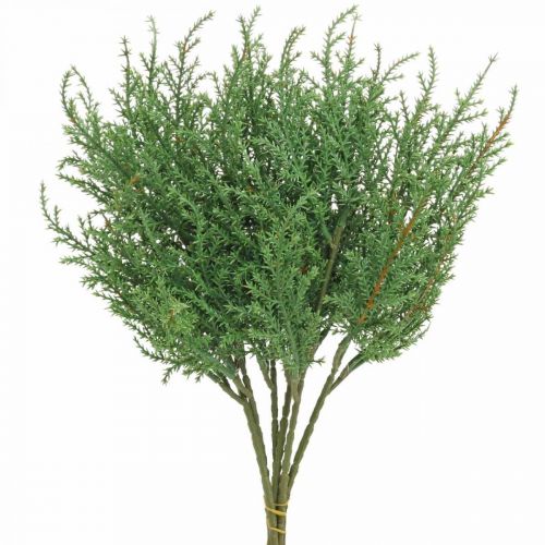Floristik24 Ramo di ginepro ramo decorativo verde artificiale Natale 39cm 6 pezzi