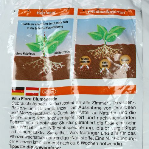 Prodotto Terriccio Earth Villa Flora (20 litri)