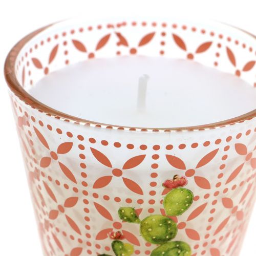 Prodotto Candela di cera in vetro cactus Ø6.5cm 2pz