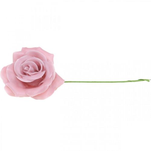 Prodotto Rose in cera rose decorative cera rosa Ø8cm 12 pz