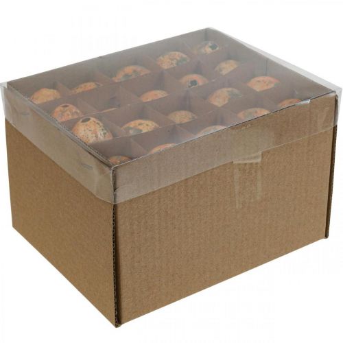 Prodotto Decorazione uova di quaglia uova soffiate arancio albicocca 3 cm 50 pz