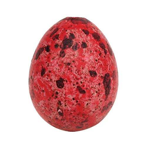 Prodotto Uovo di quaglia rosso 3 cm Decorazione pasquale 50 pz