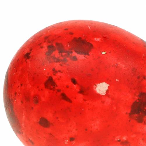 Floristik24 Uova Di Quaglia Uova Soffiate Rosse 50 pz