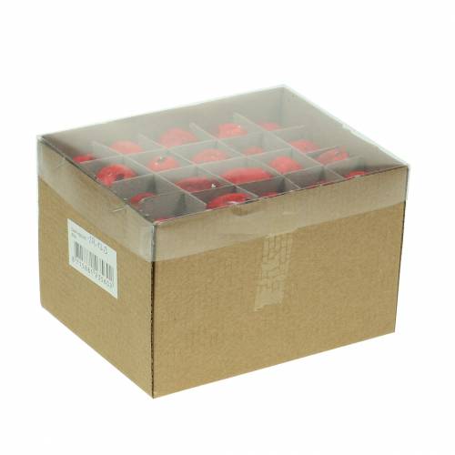 Floristik24 Uova Di Quaglia Uova Soffiate Rosse 50 pz