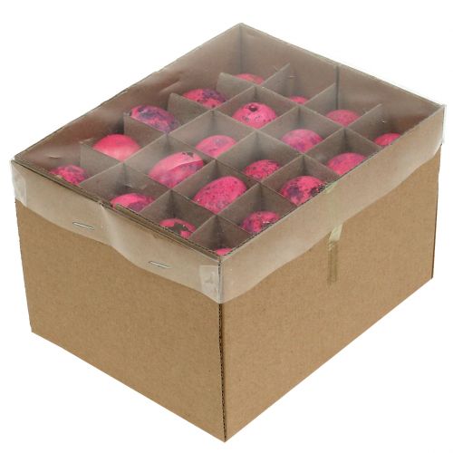 Prodotto Uova di quaglia rosa 3,5-4 cm Uova soffiate Decorazione pasquale 50 pezzi