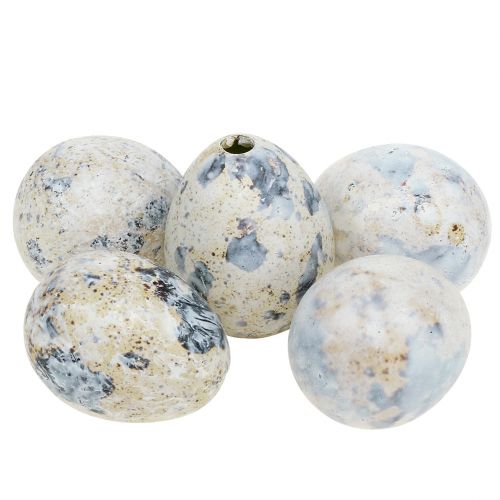 Uova di quaglia marmorizzate bianche 3,5cm - 4cm 50p