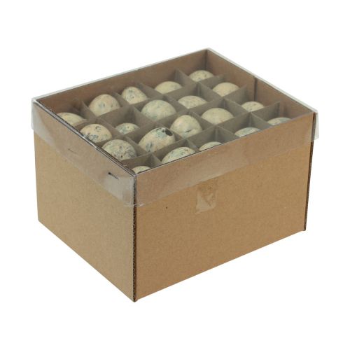 Floristik24 Decorazione uova di quaglia Uova di Pasqua soffiate crema 3cm 50 pz