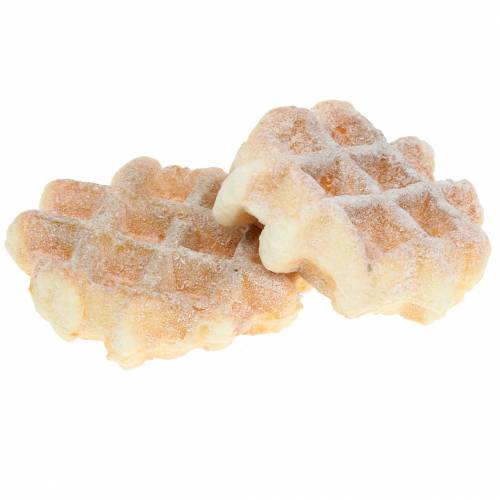 Floristik24 Waffle artificiali Ø9cm 2 pezzi