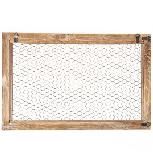 Prodotto Decorazione da parete in legno e metallo Decorazione rustica Marrone 40x60cm