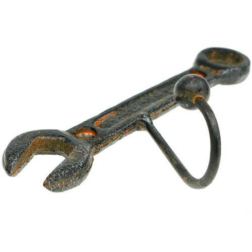 Floristik24 Attrezzo per gancio a muro marrone scuro 14 cm 2 pezzi