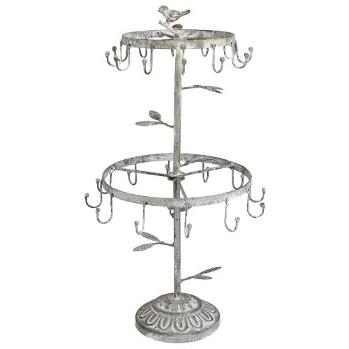 Floristik24 Portaprodotti in metallo grigio ruggine per grucce decorative Ø24cm H49cm