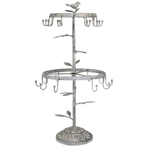 Floristik24 Portaprodotti in metallo grigio ruggine per grucce decorative Ø24cm H49cm