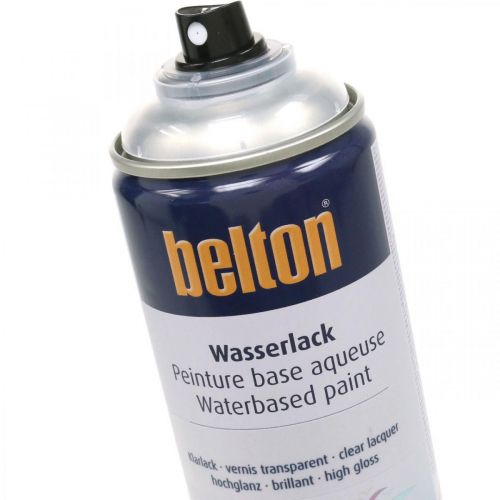 Floristik24 Bomboletta spray per vernice trasparente lucida a base d&#39;acqua senza cintura da 400 ml