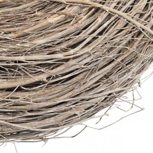 Floristik24 Ghirlanda di salice bianco ghirlanda decorativa ghirlanda nido ghirlanda tavolo Ø42cm