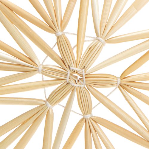 Prodotto Stelle di paglia natalizie Decorazioni per l&#39;albero di Natale 8cm 12 pezzi