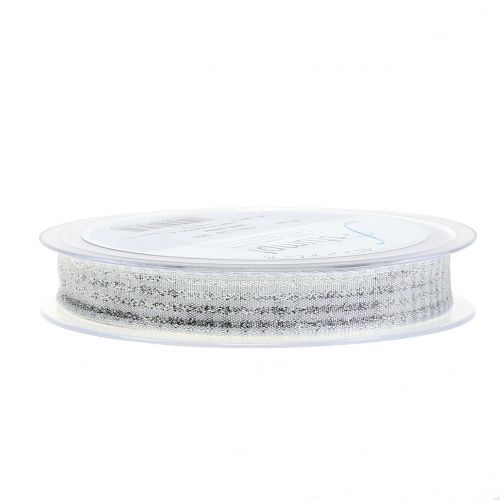 Floristik24 Plaid natalizio con mica bianca 15mm 20m