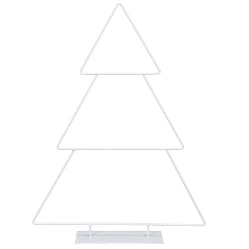 Prodotto Albero di Natale in metallo bianco da appoggiare e decorare 41 cm