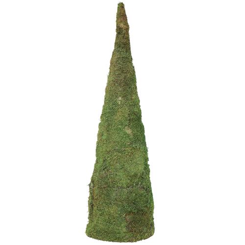 Prodotto Decorazione in muschio per albero di Natale in verde naturale Ø30cm H100cm