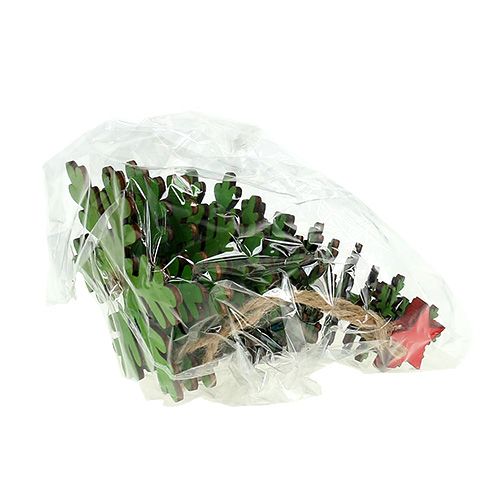 Floristik24 Albero di Natale da appendere verde 14cm