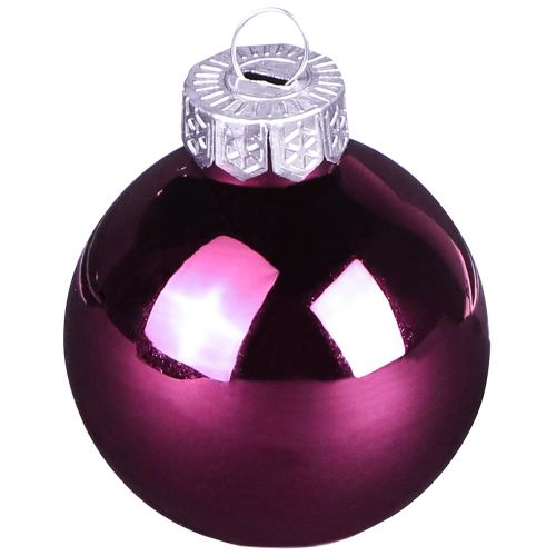 Prodotto Palline per albero di Natale in vetro Berry Mix Ø6cm 24 pz