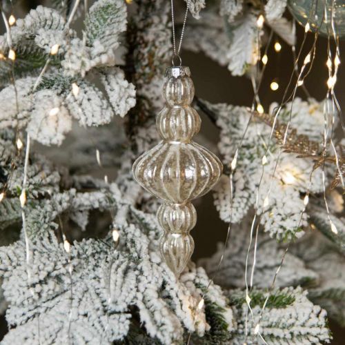 Floristik24 Addobbi per albero di natale addobbi per albero di natale in vetro vintage 15cm 3pz