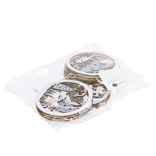 Floristik24 Decorazione natalizia da appendere Ø9,8cm 4 pezzi