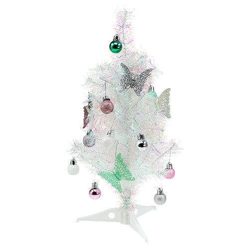 Floristik24 Decorazioni natalizie Mini albero multicolore 43 cm