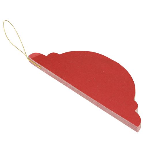 Prodotto Decorazioni natalizie in carta Decorazioni per l&#39;albero di Natale Bordeaux H20cm