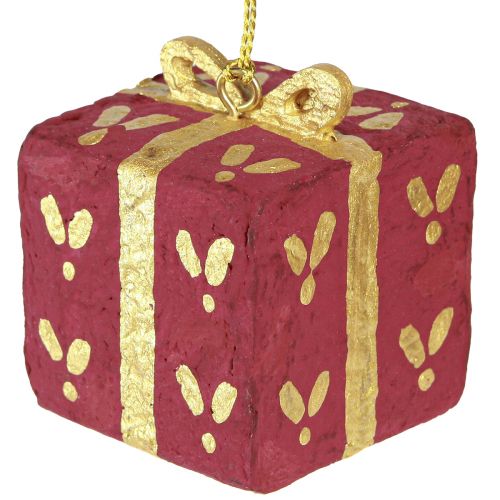 Prodotto Decorazione natalizia da appendere in cartapesta 6 cm 3 pezzi