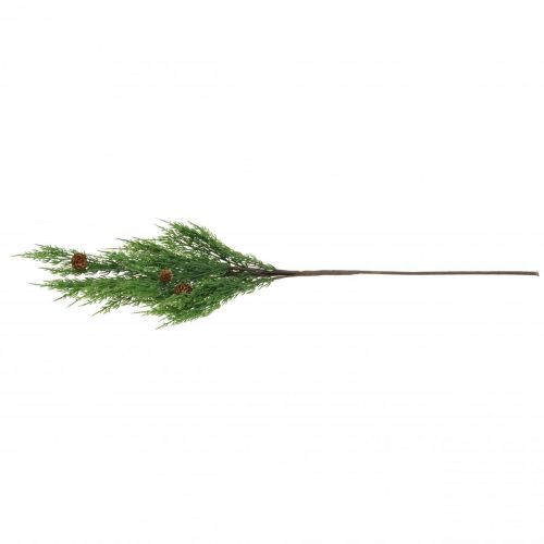Floristik24 Rami di cipresso ramo di Natale artificiale con coni 78cm