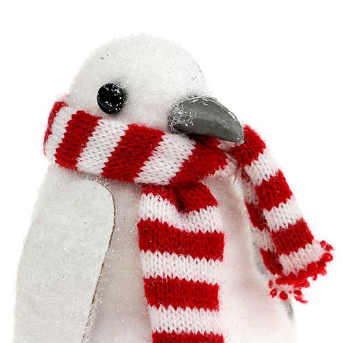 Floristik24 Decorazione natalizia Penguin 11cm bianco 3 pezzi