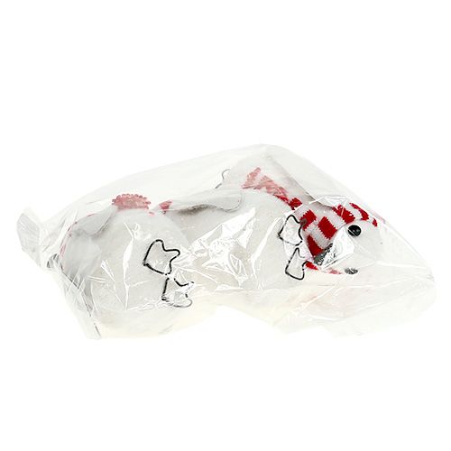 Floristik24 Decorazione natalizia Penguin 11cm bianco 3 pezzi